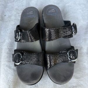 Dansko Textured Slide Sandals